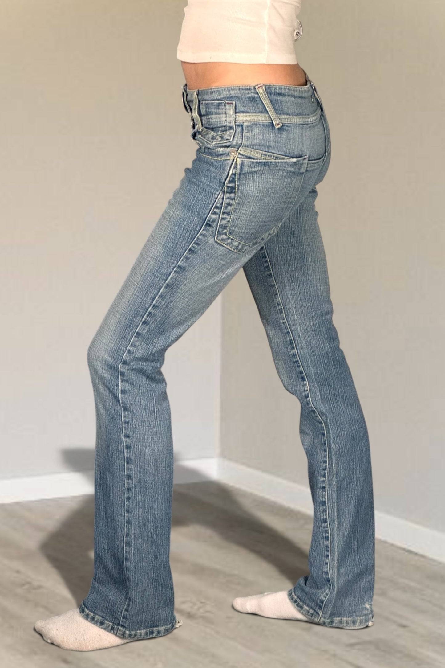 Lågmidjade jeans stl: XS