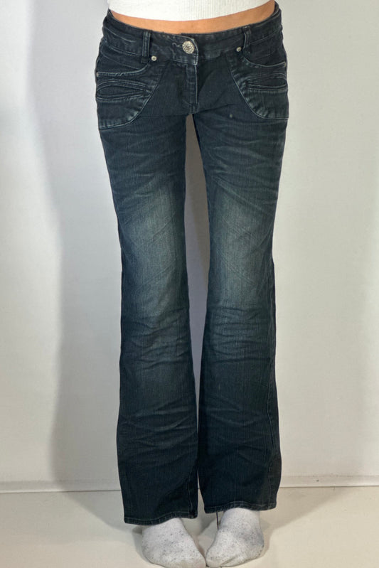 Lågmidjade jeans stl: S