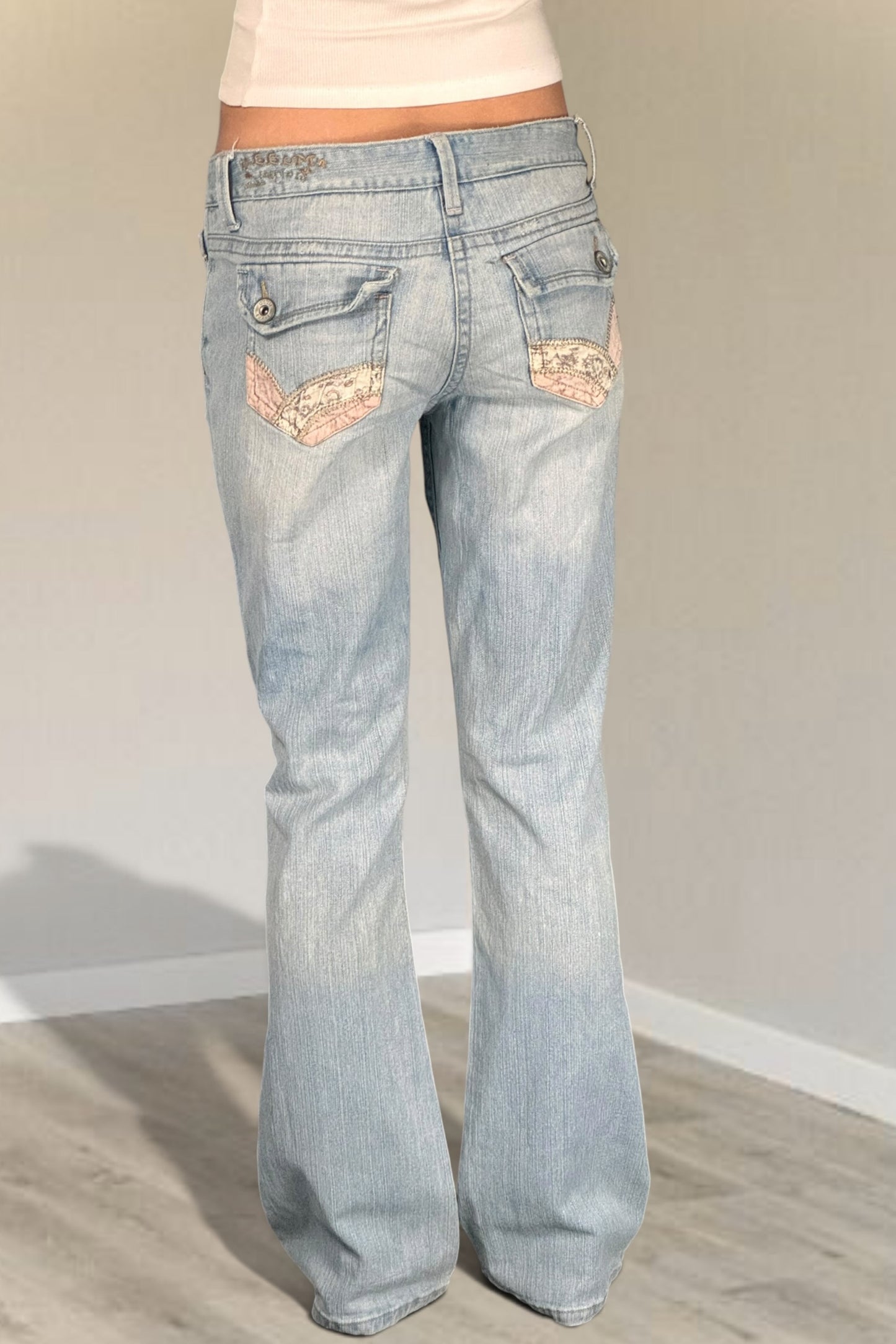 Lågmidjade jeans stl: S
