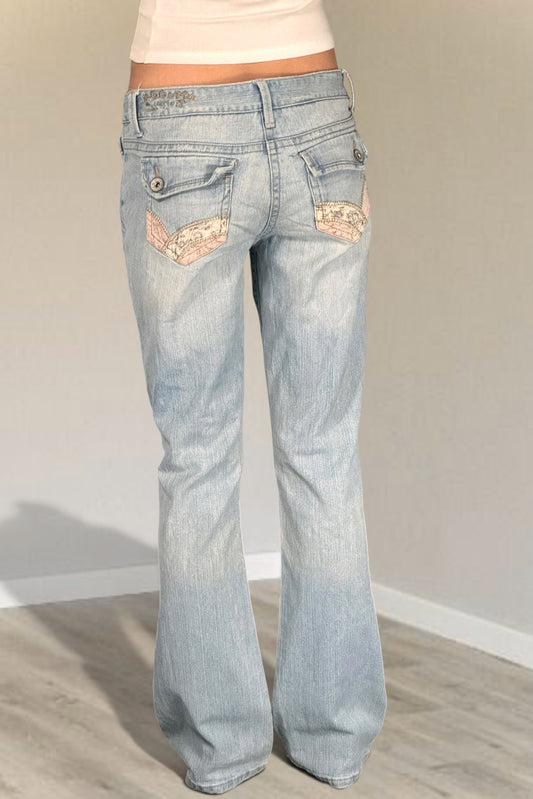 Lågmidjade jeans stl: S