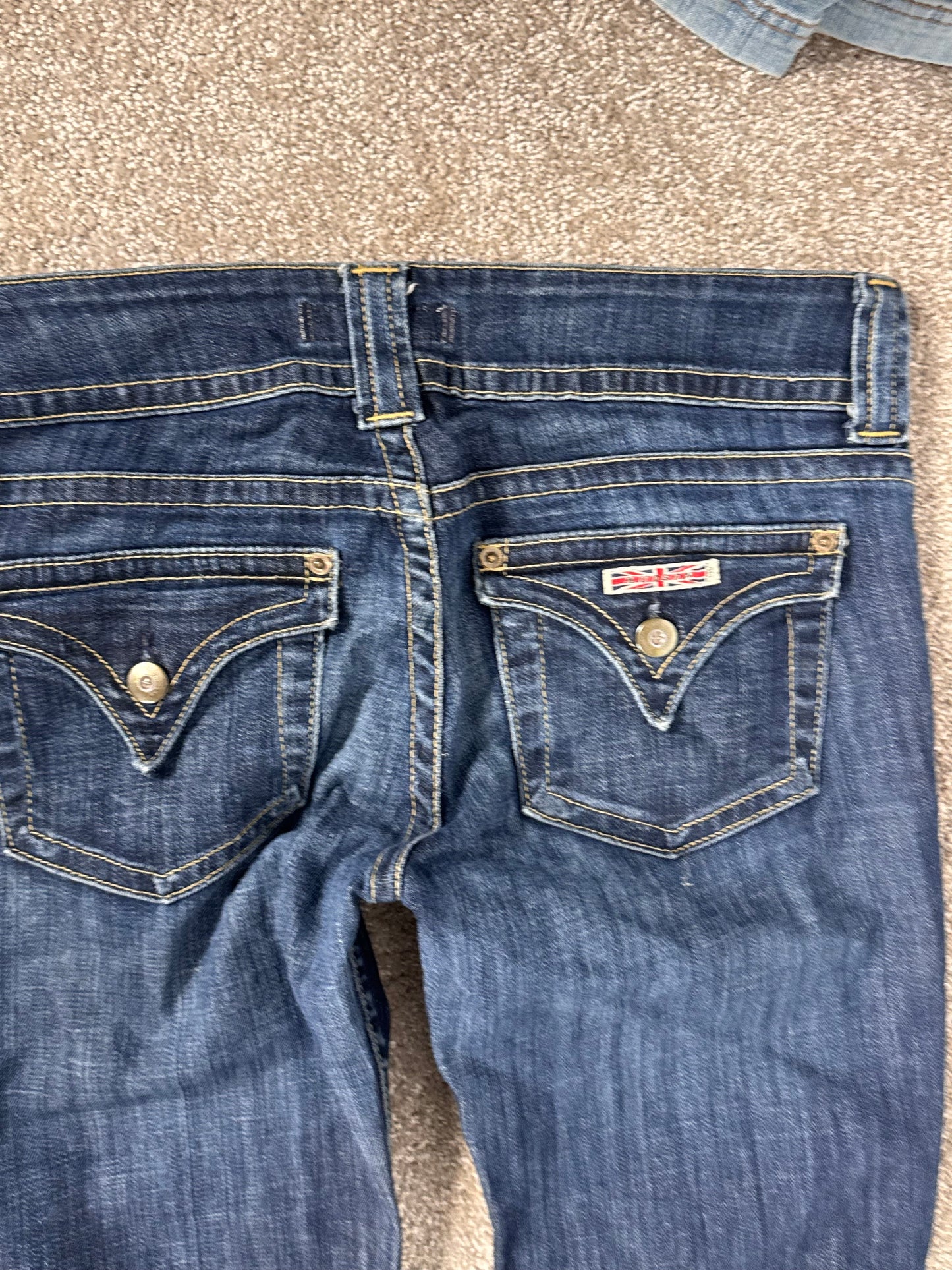 Lavtaljede jeans str: S