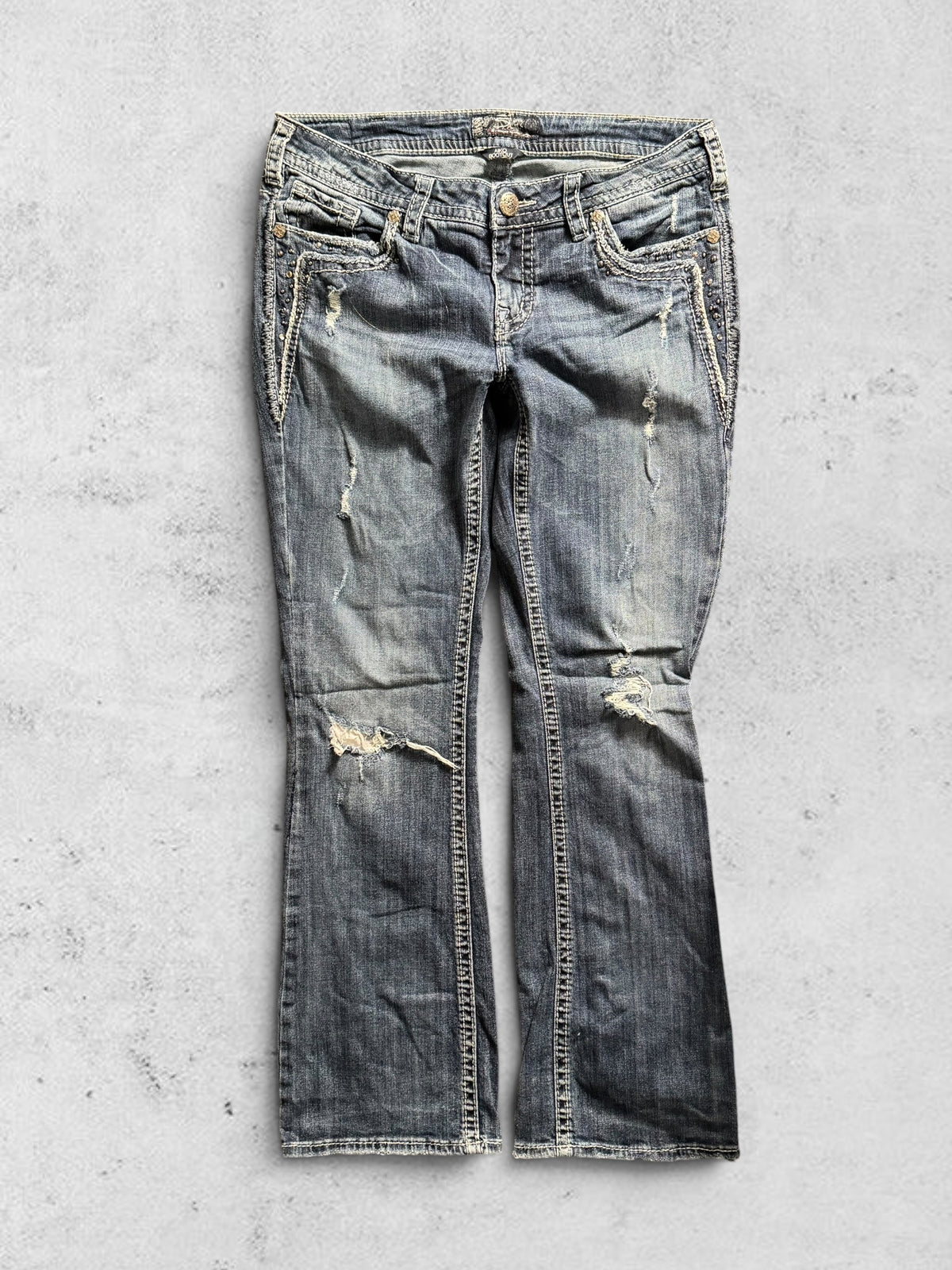 Lågmidjade jeans stl: M