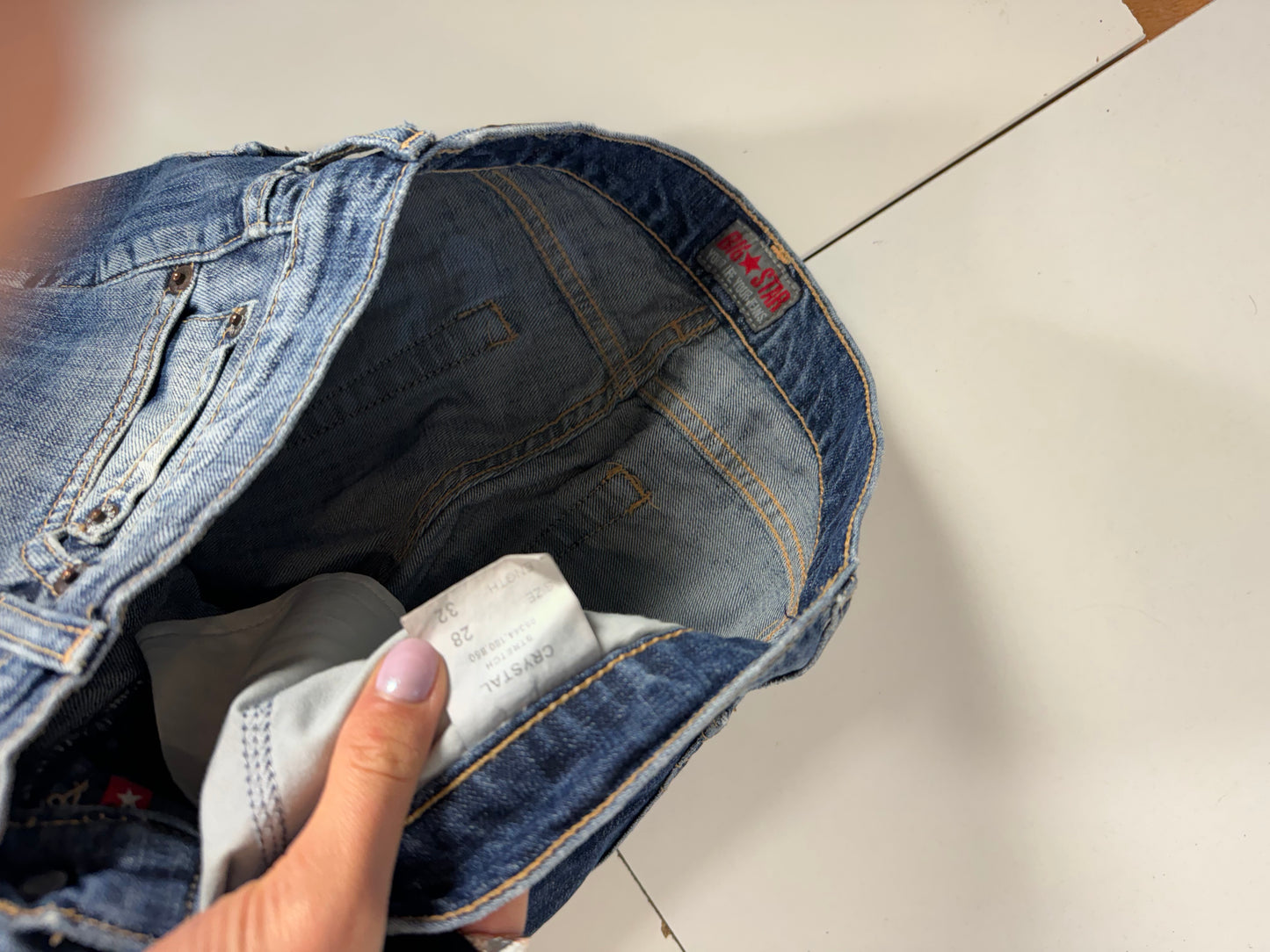 Lågmidjade jeans stl: XS