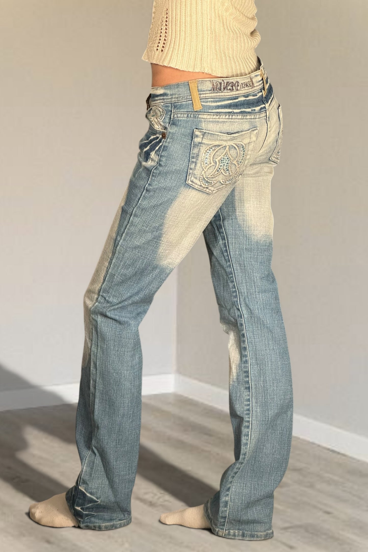 Lågmidjade jeans stl: XS/S