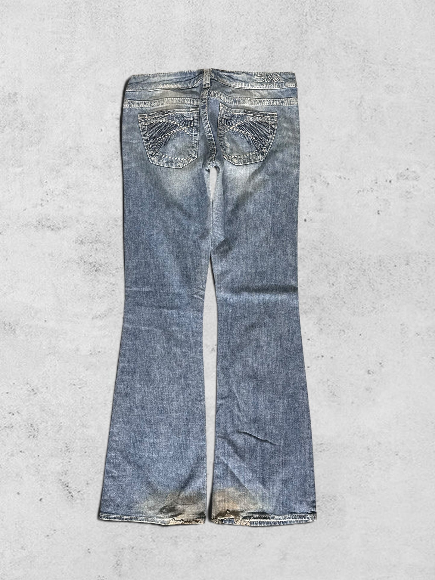 Lågmidjade jeans stl: S