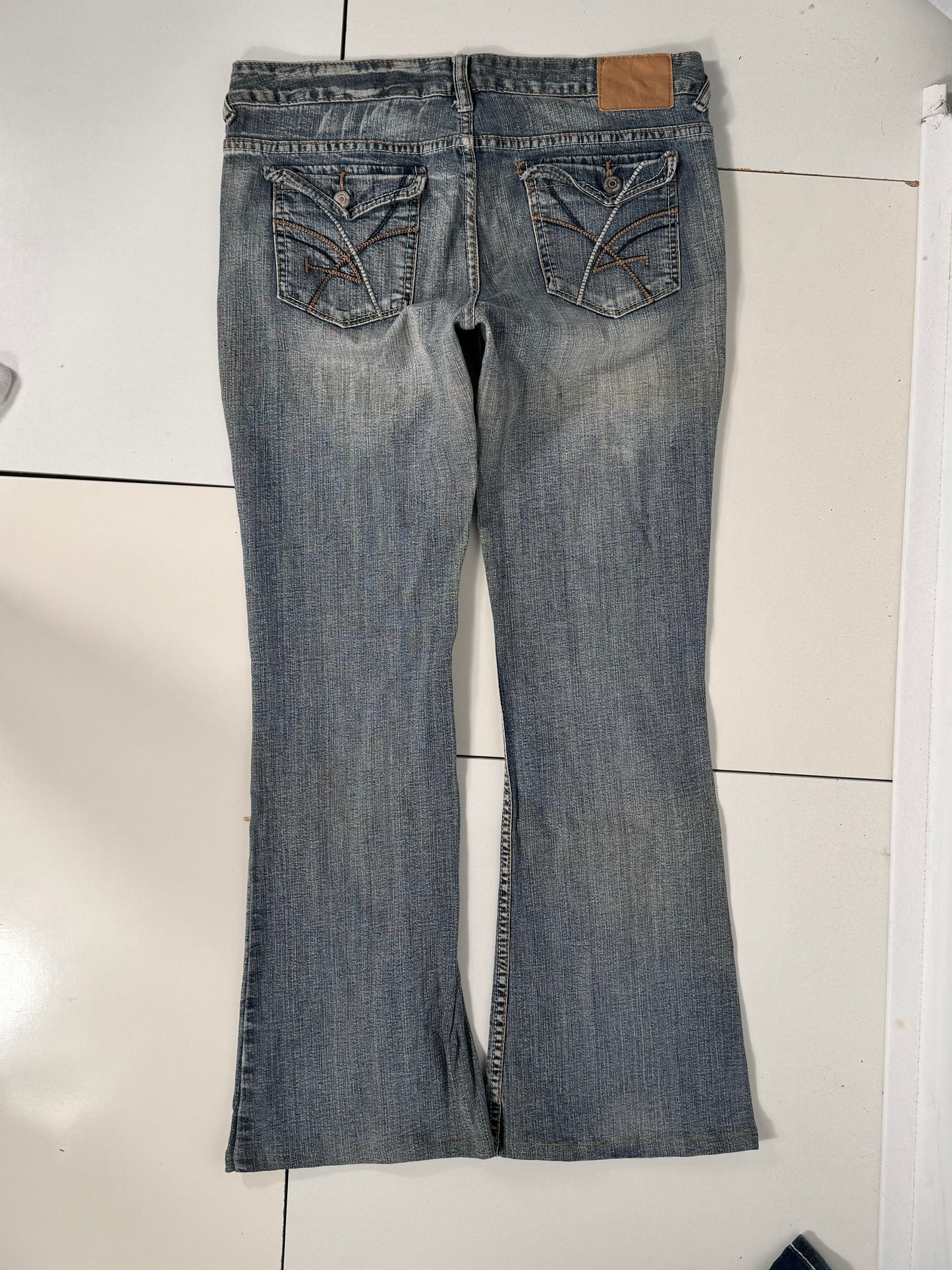 Lavtaljede jeans str: M
