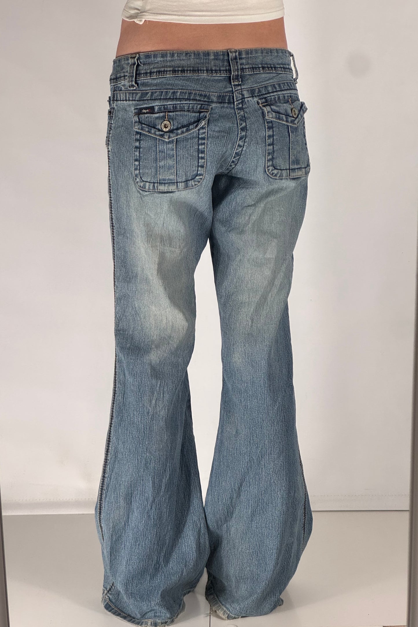 Lågmidjade jeans stl: S