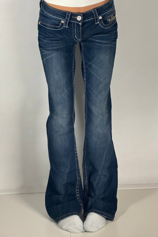 Lågmidjade jeans stl: S