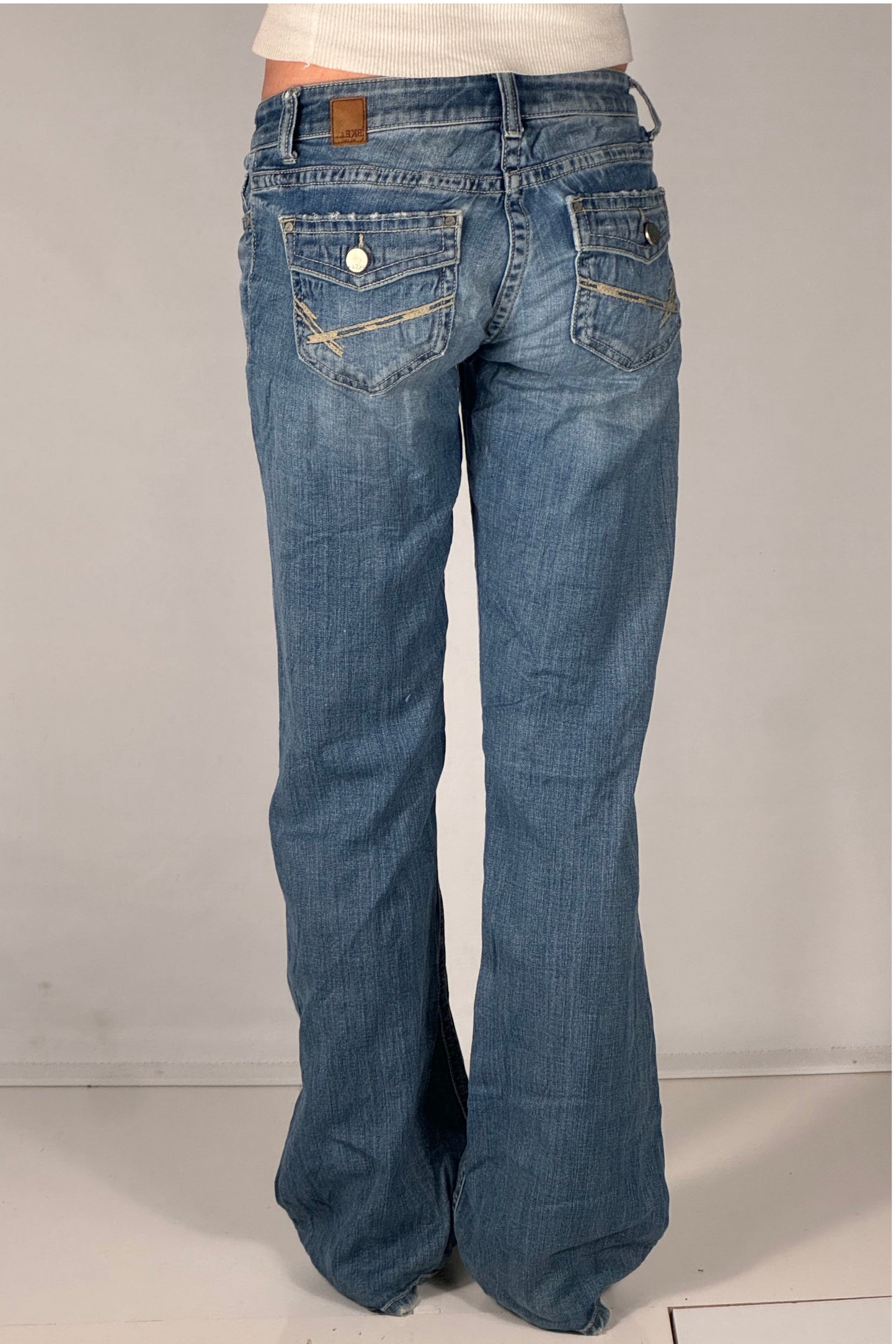 Lavt liv jeans str: XS