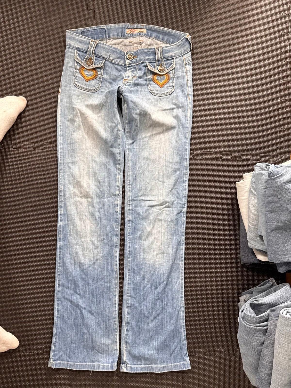 Lågmidjade jeans stl: S