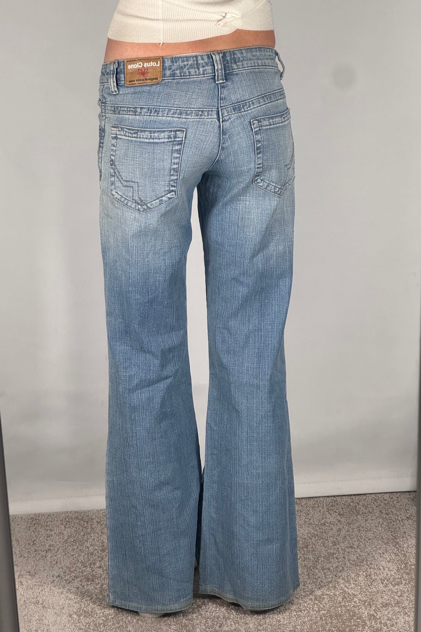 Lågmidjade jeans stl: XS