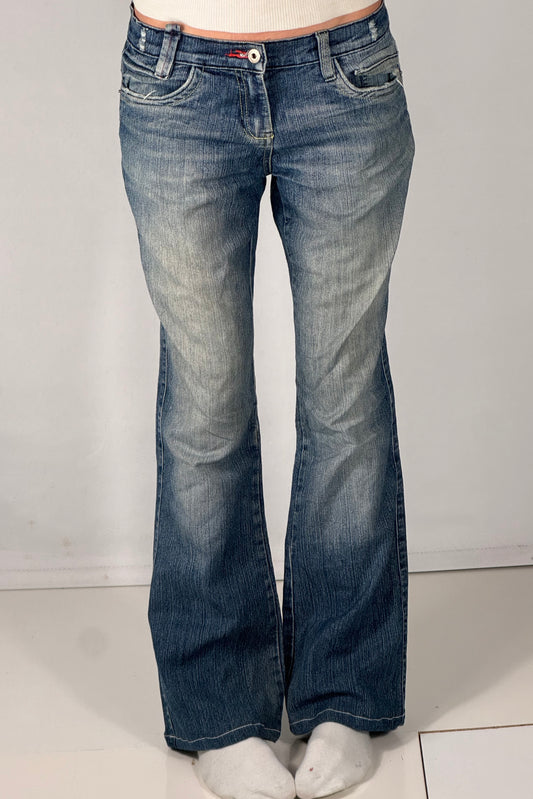 Lavtaljede jeans str: S