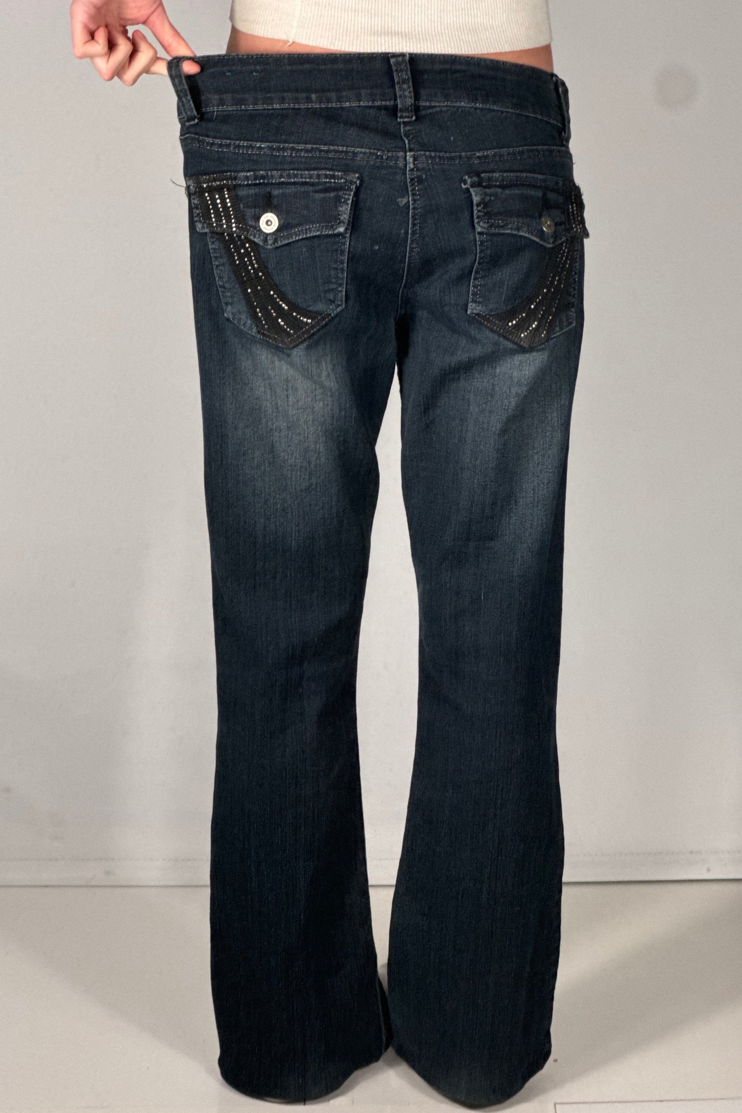 Lågmidjade jeans stl: M