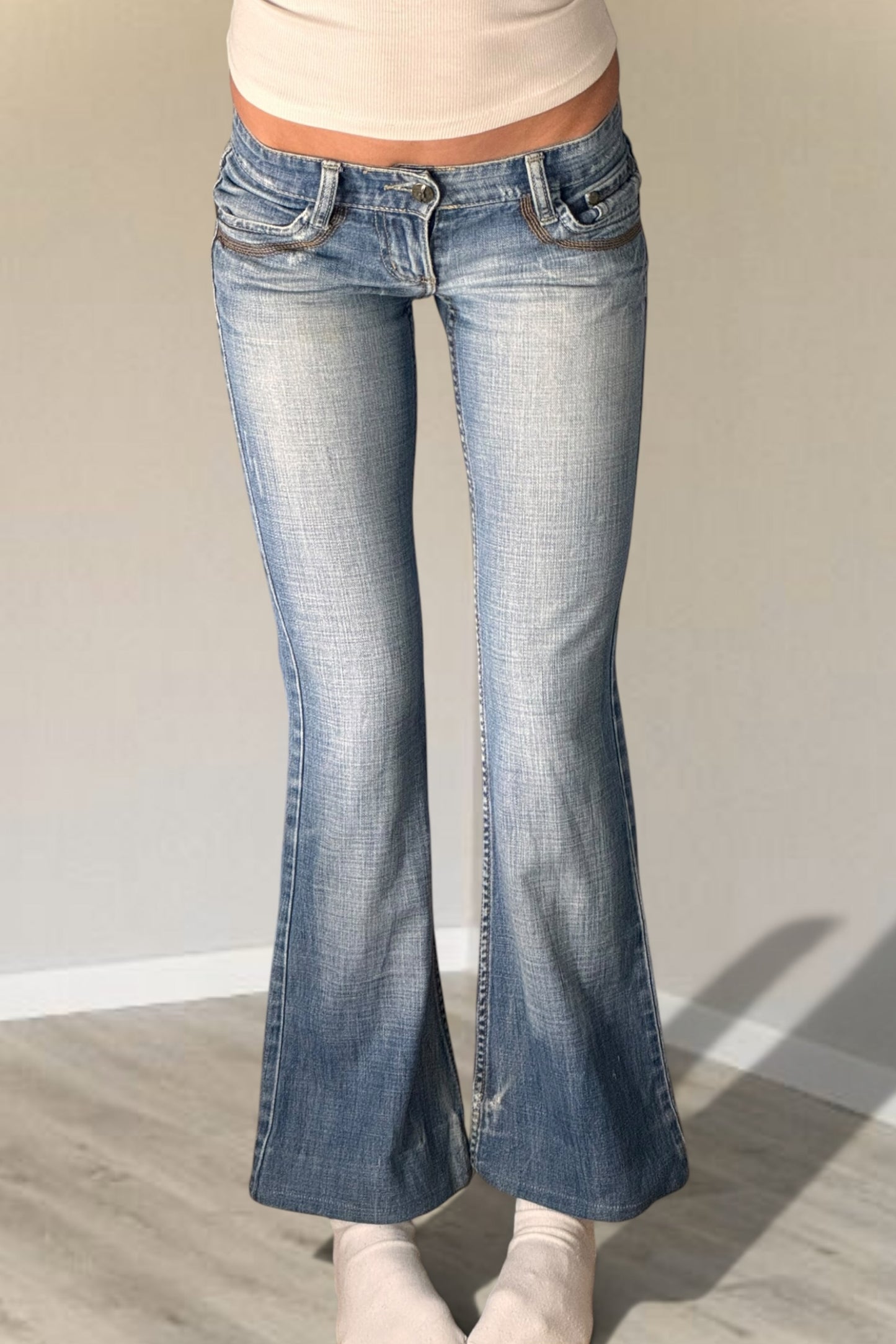 Lågmidjade jeans stl: XXS