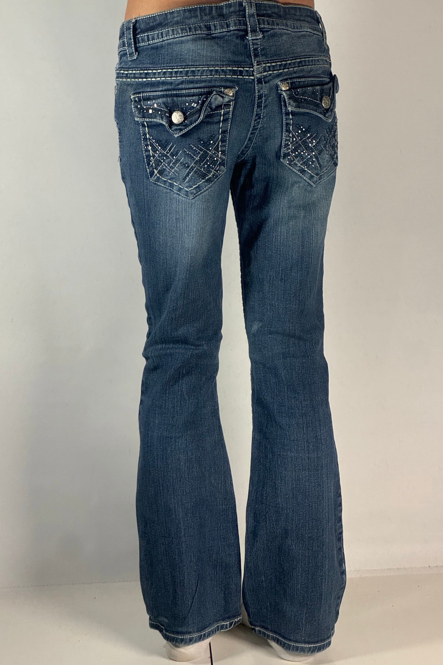 Lågmidjade jeans stl: S