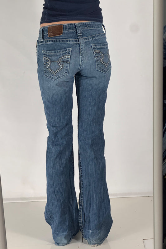 Lavlivede jeans str: XXS