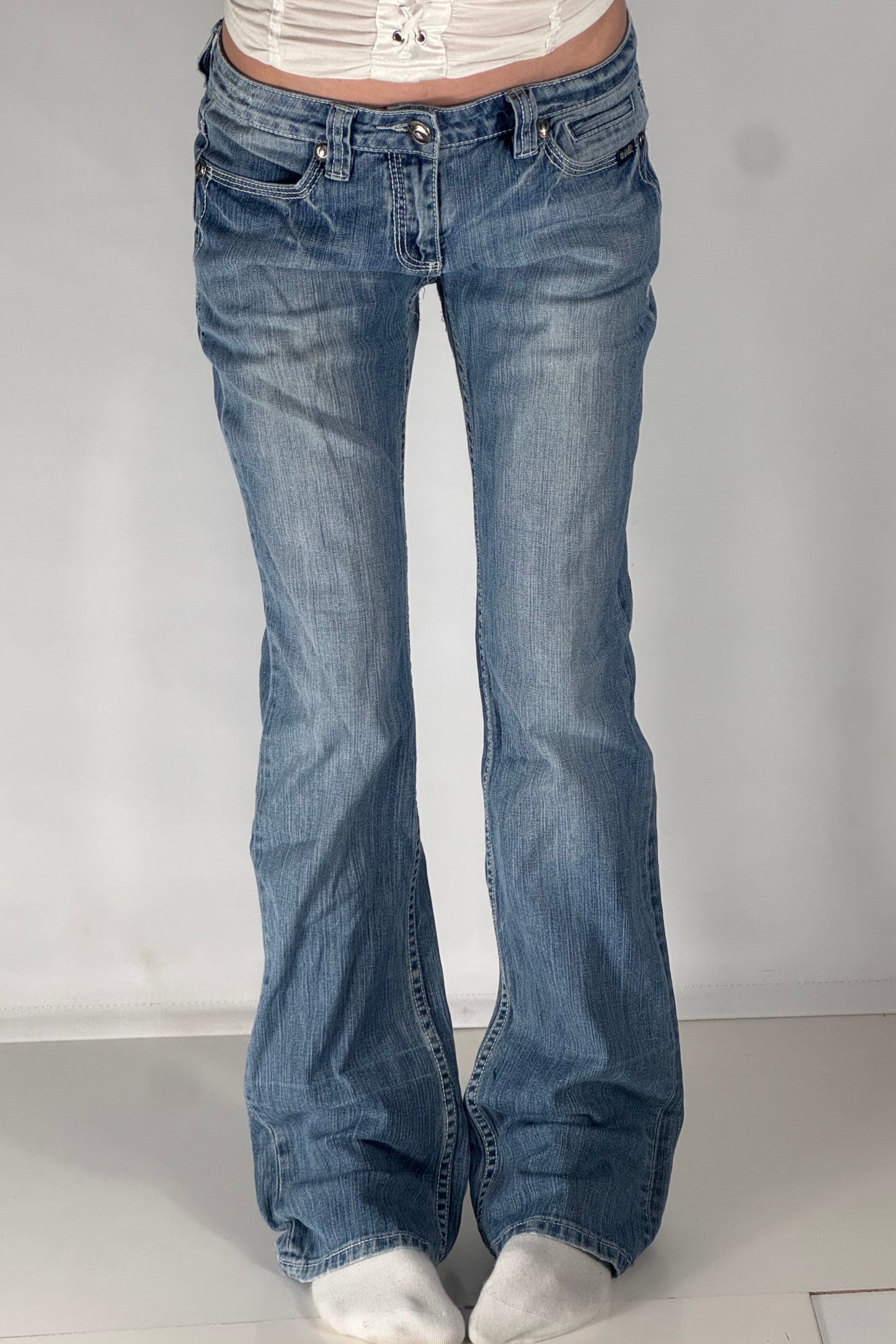 Lågmidjade jeans stl: S