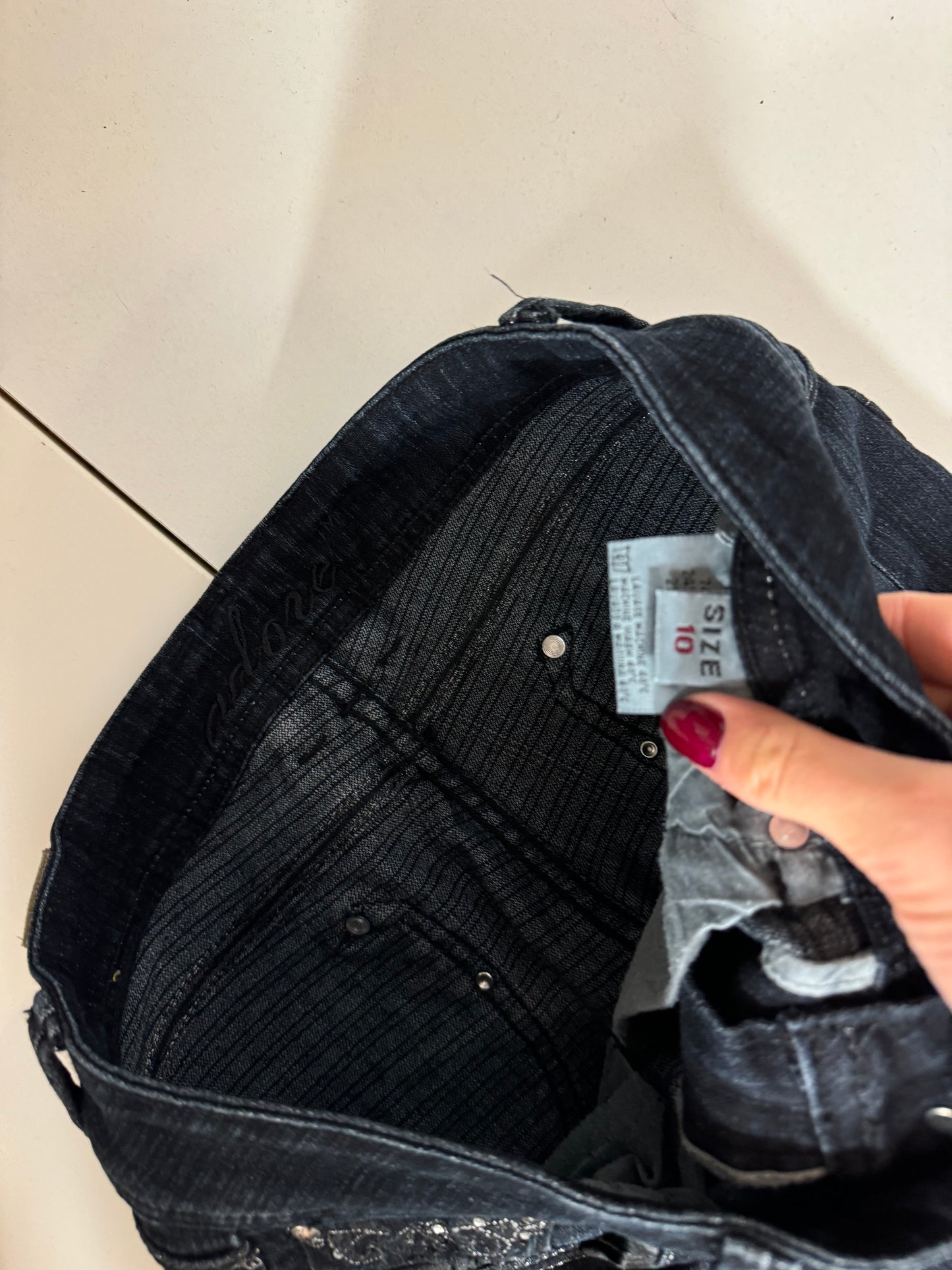 Lågmidjade jeans stl: S