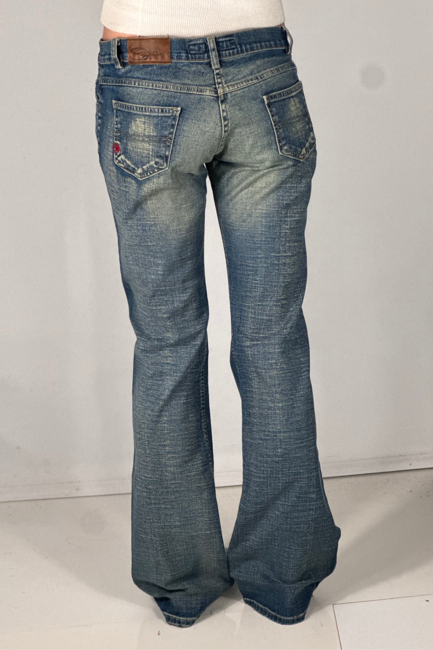 Lågmidjade jeans stl: S