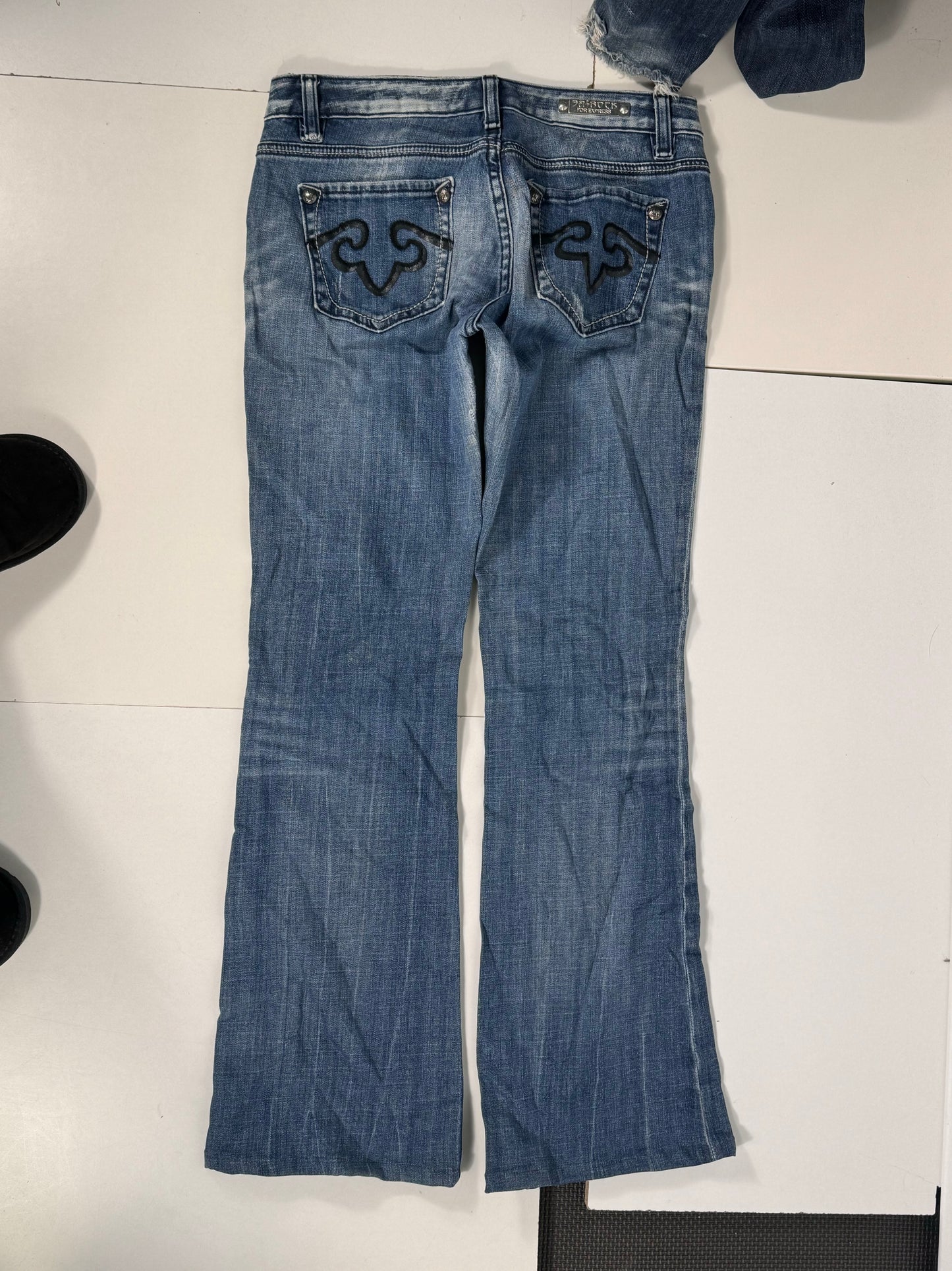 Lågmidjade jeans stl: S