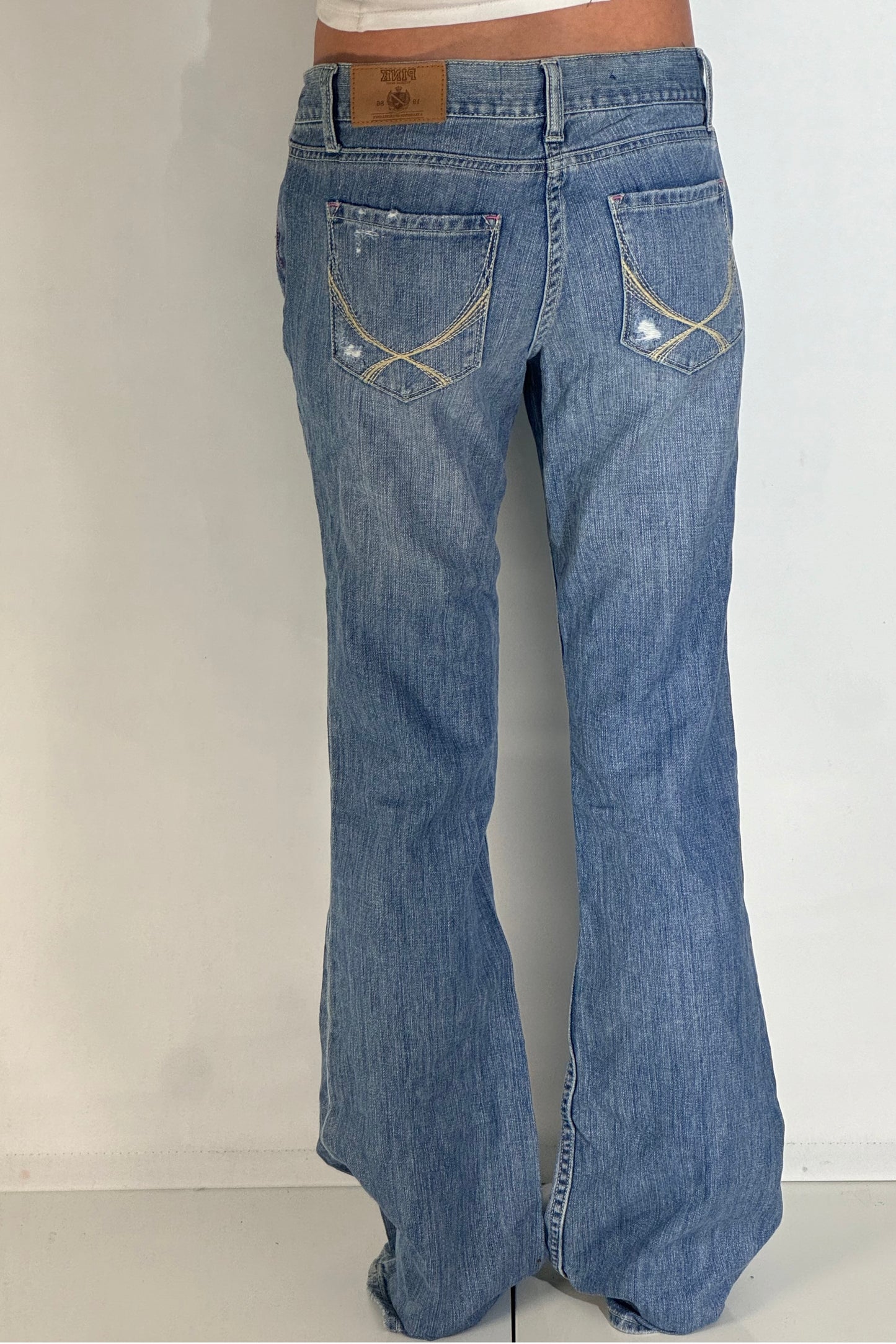 Lavtaljede jeans str: S/M