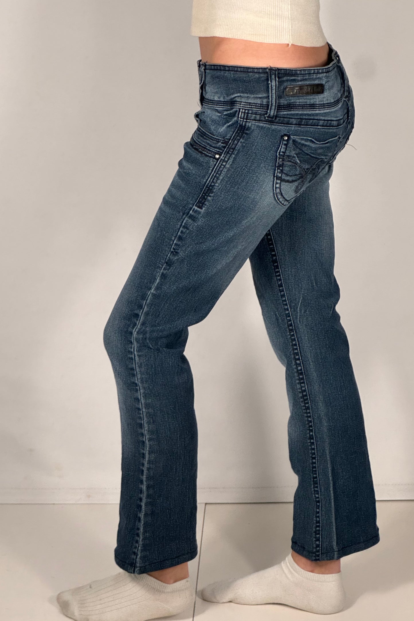 Lågmidjade jeans stl: S