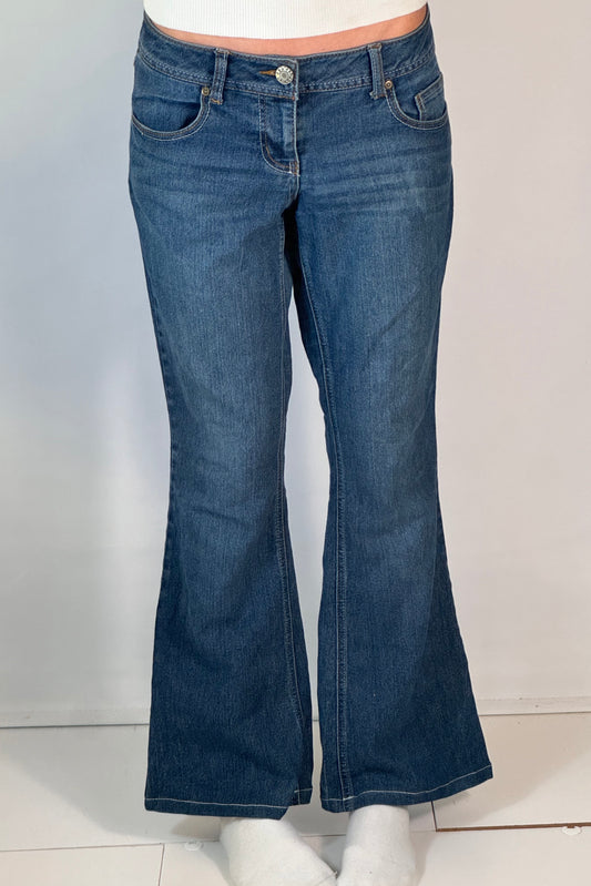 Lågmidjade jeans stl: M