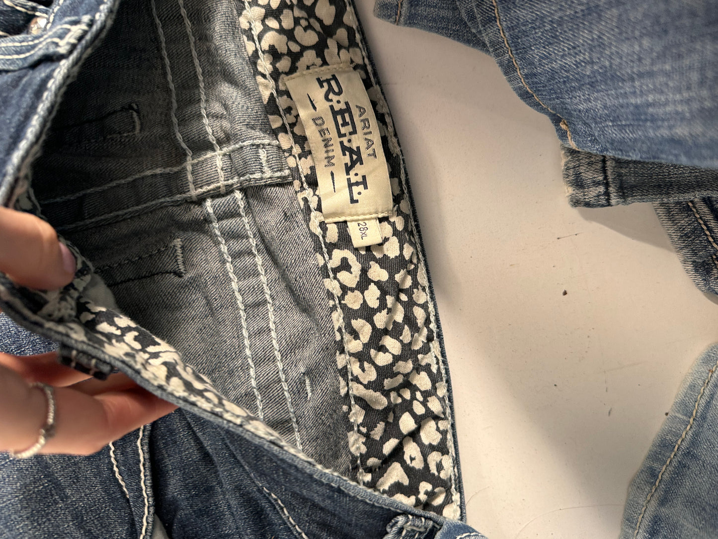 Lågmidjade jeans stl: S