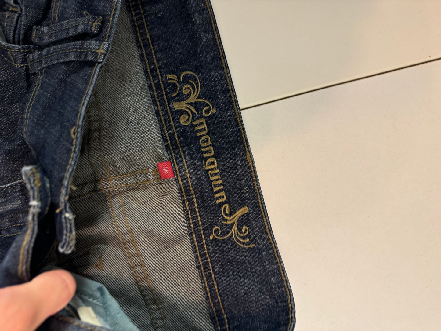 Lågmidjade jeans stl: S