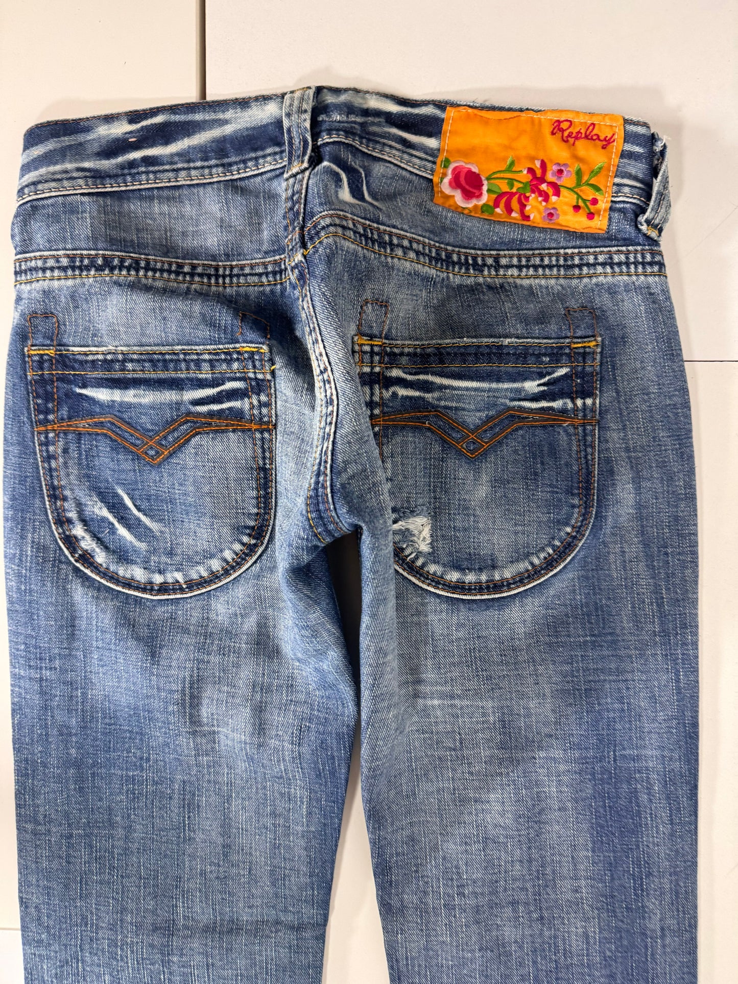 Lågmidjade jeans stl: S
