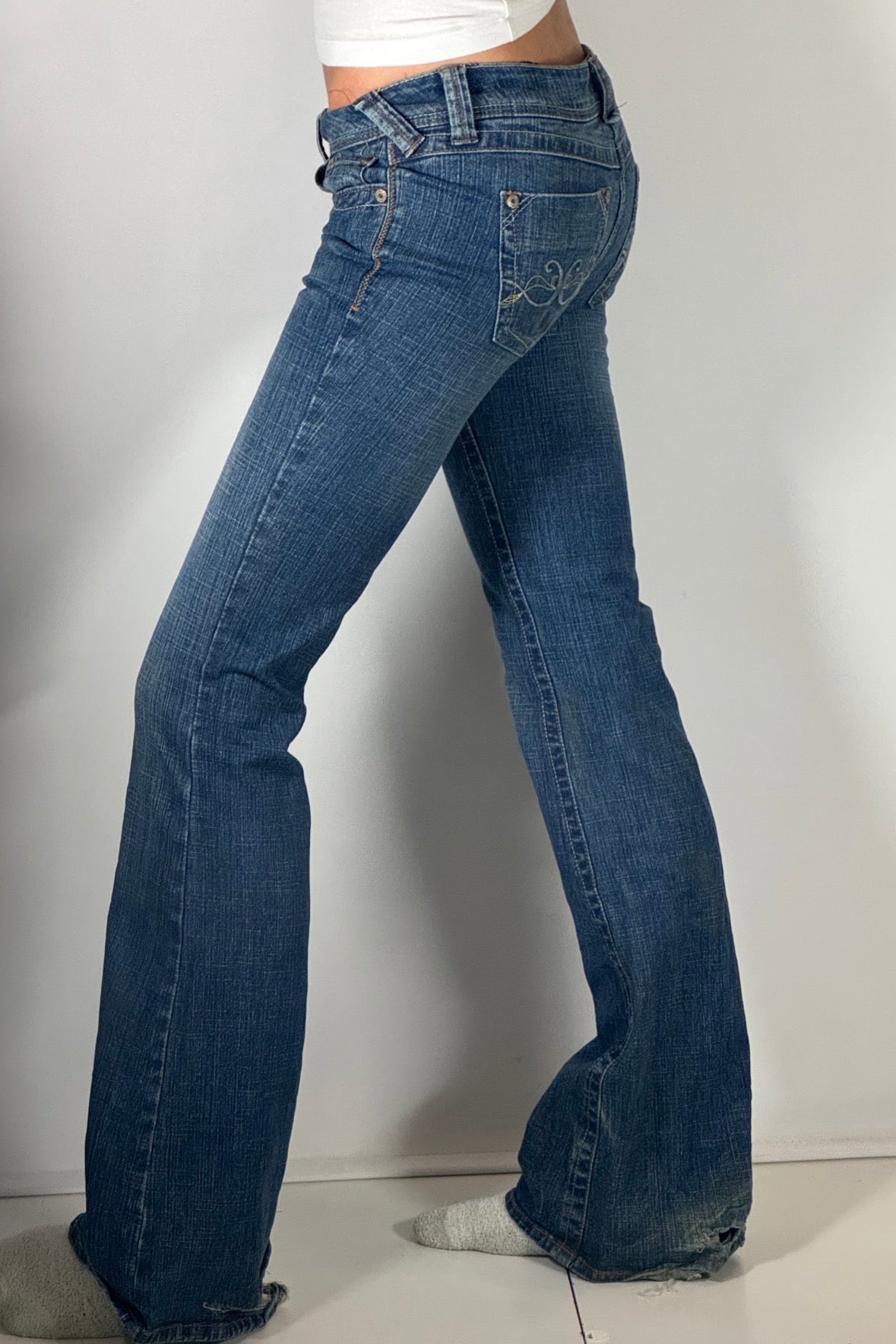 Lågmidjade jeans stl: XS