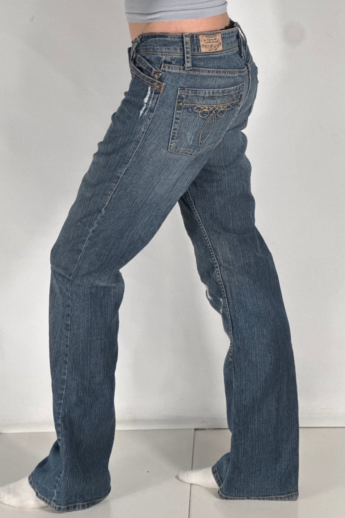 Lågmidjade jeans stl: S