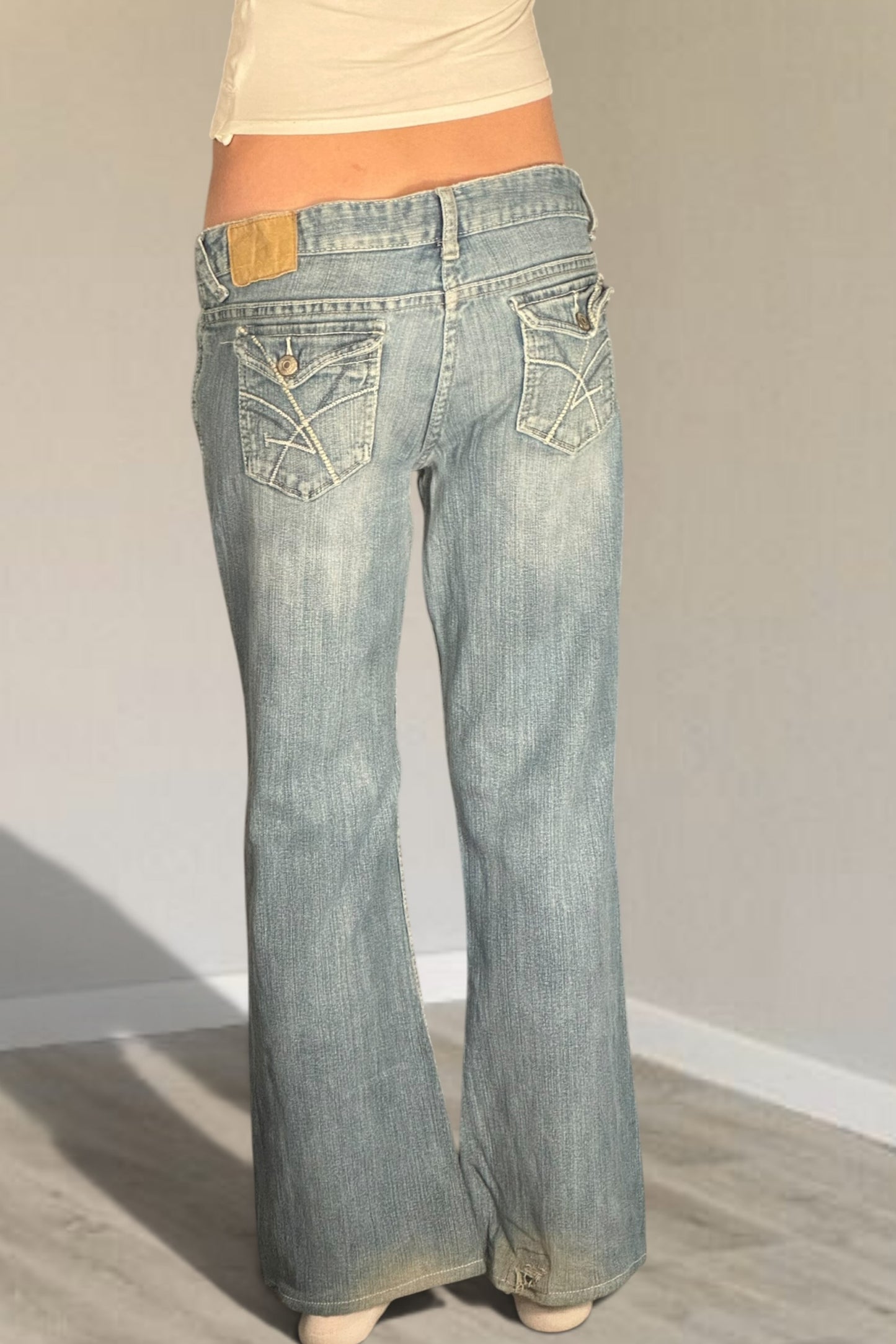 Lågmidjade jeans stl: M