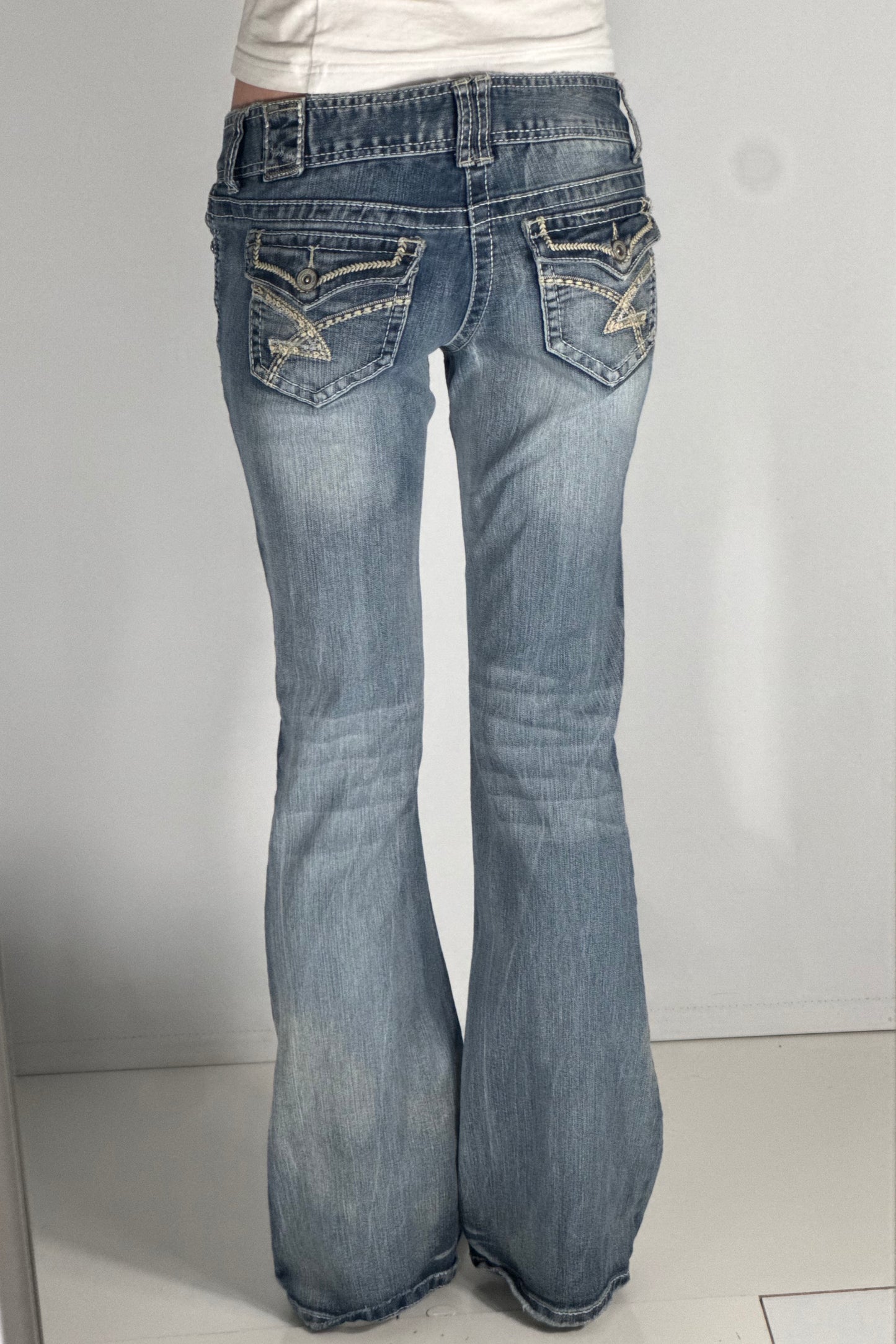 Lågmidjade jeans stl: S