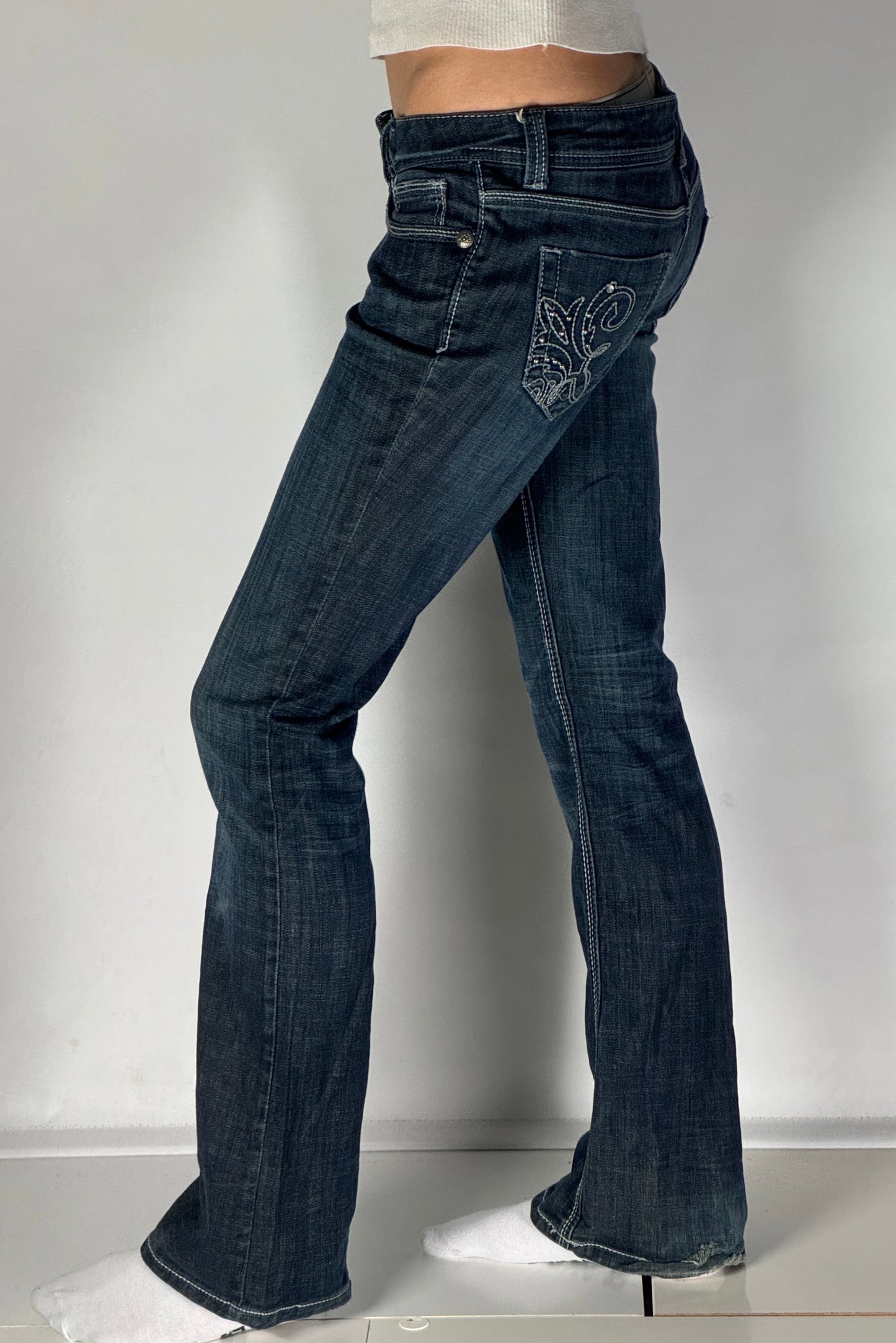 Lågmidjade jeans stl: XS