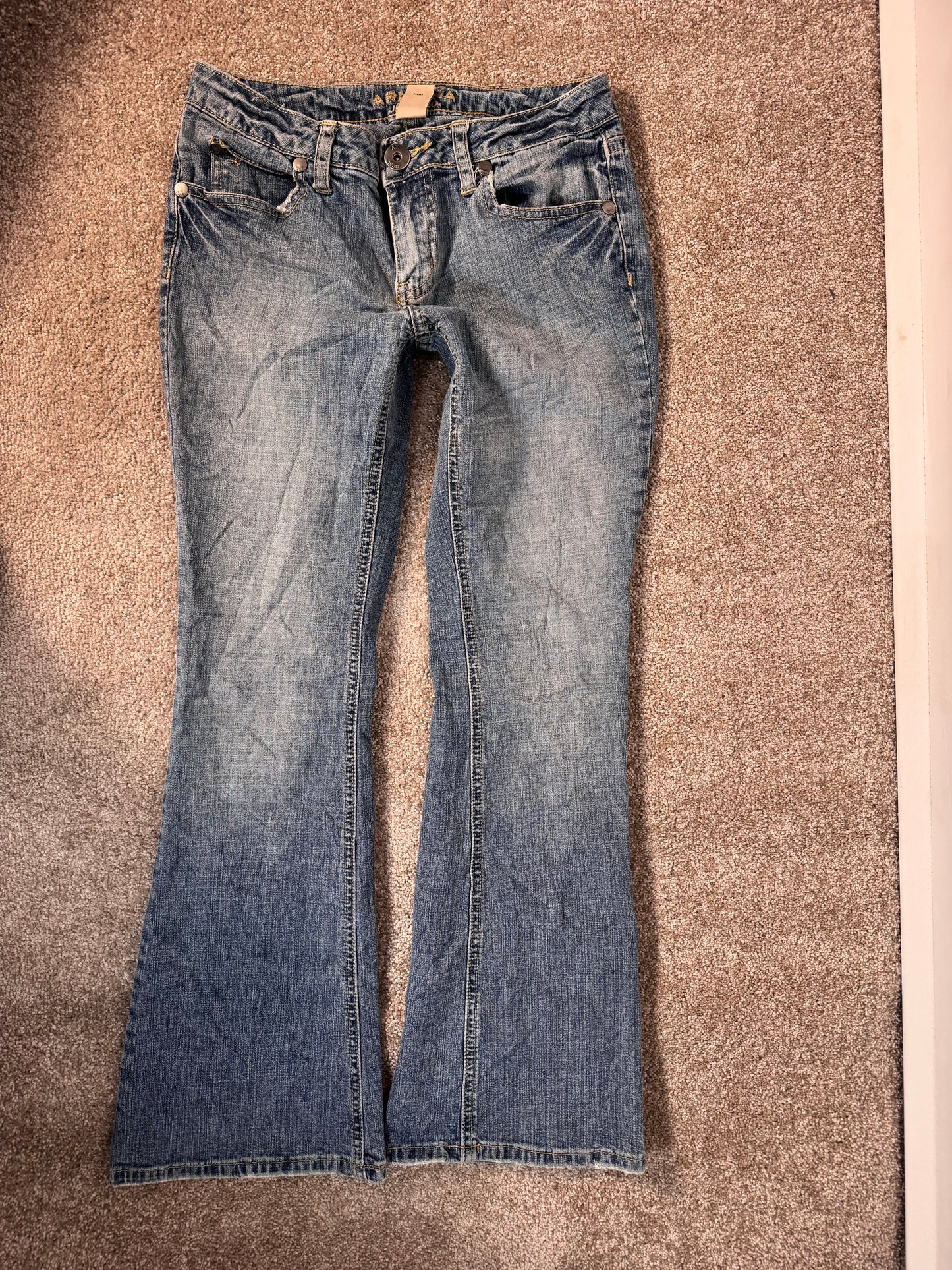 Lavmidede jeans str: XXS