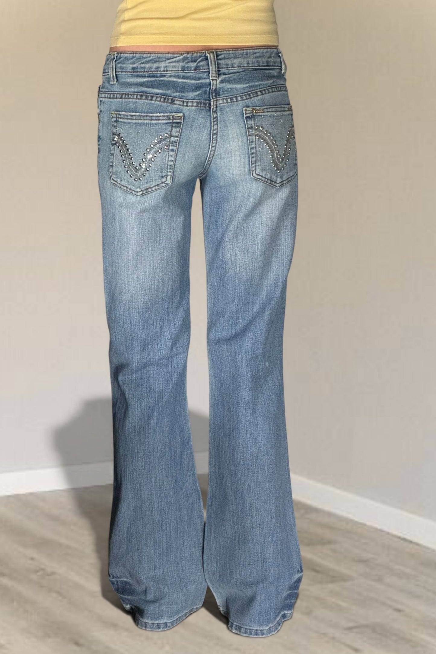 Lågmidjade jeans stl: S