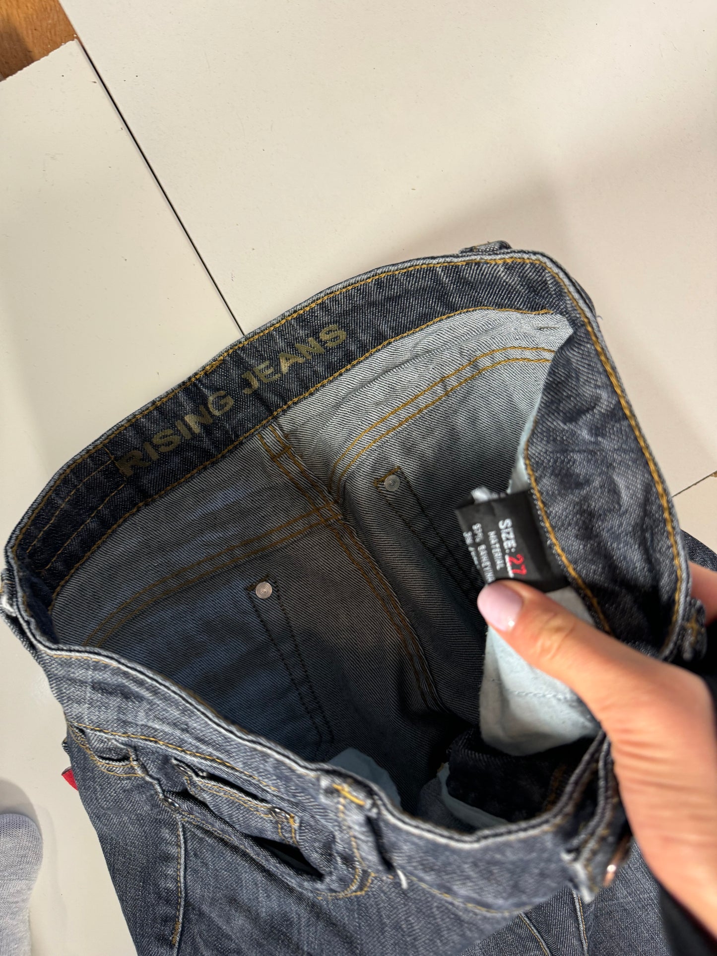 Lågmidjade jeans stl: S