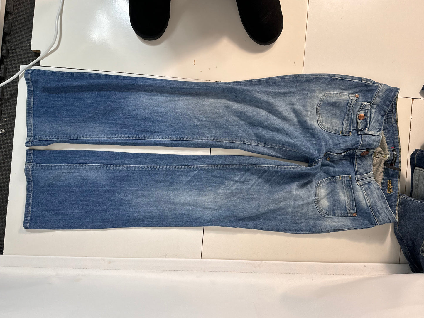 Lavtaljede jeans str: S