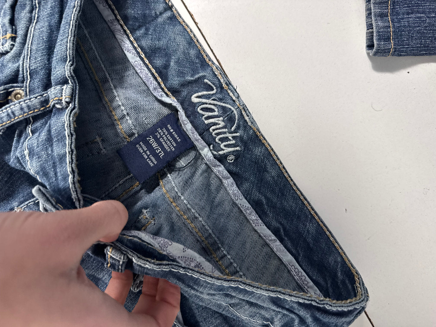 Lågmidjade jeans stl: XS