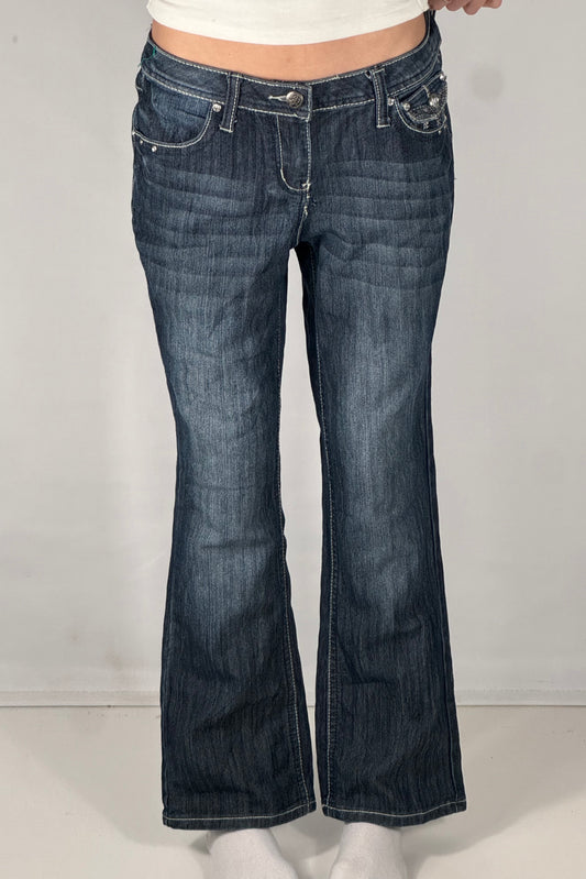 Lågmidjade jeans stl: M