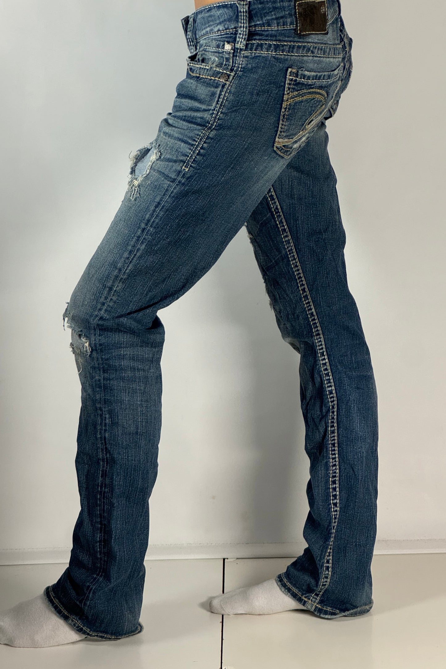 Lågmidjade jeans stl: S