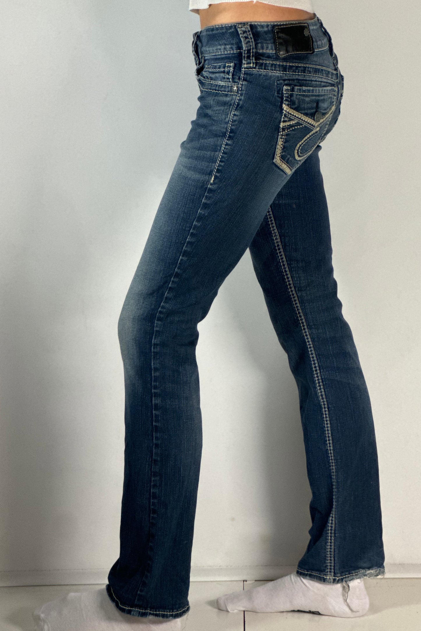 Lågmidjade jeans stl: XS
