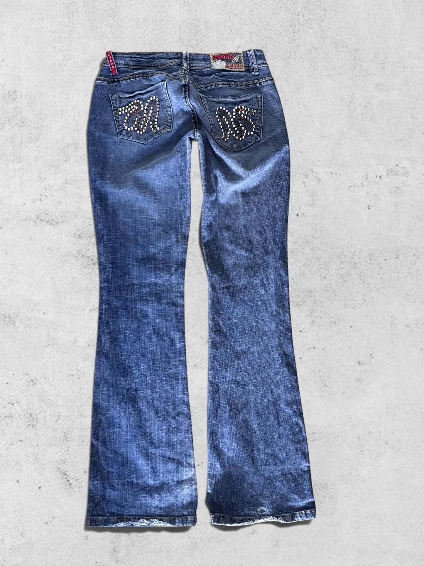Lågmidjade jeans stl: XS