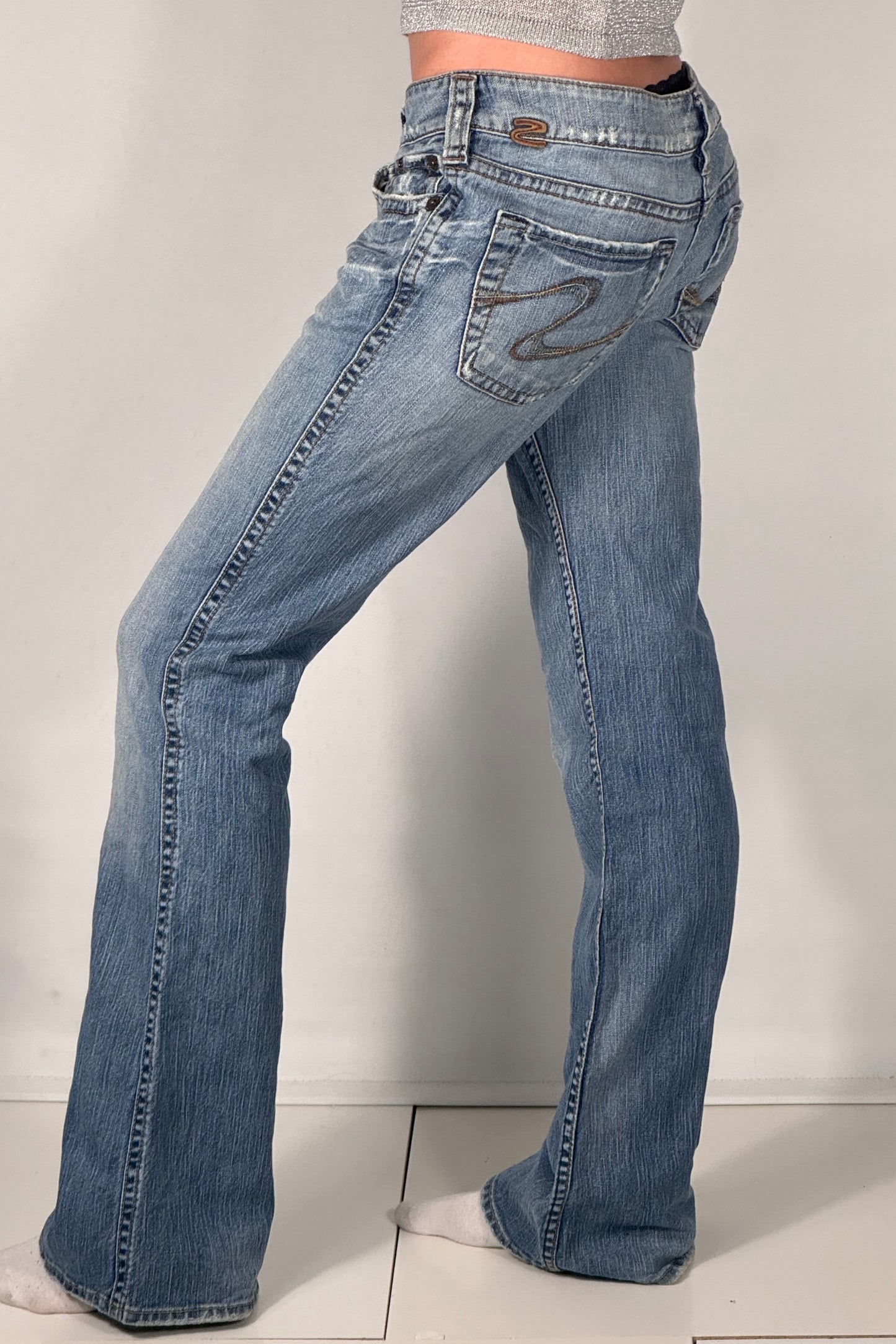 Lågmidjade jeans stl: M