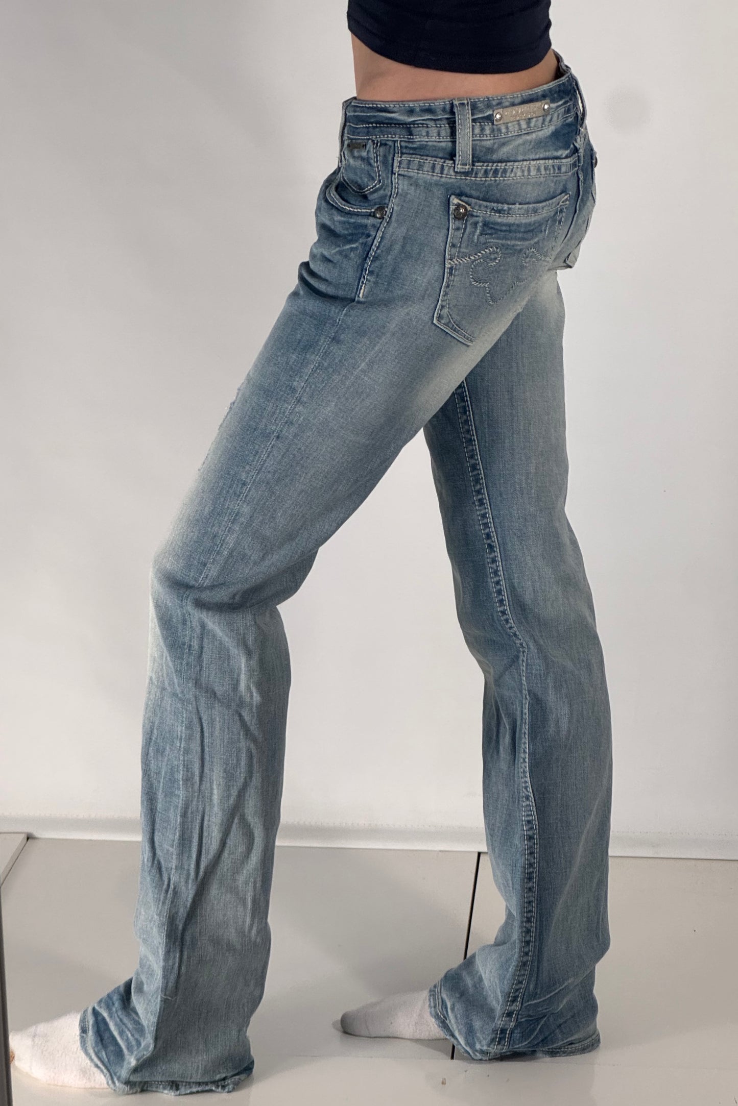 Lågmidjade jeans stl: XS