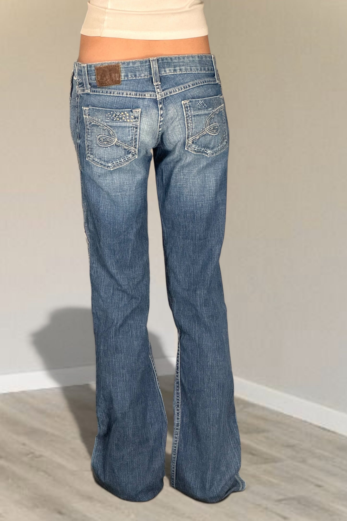 Lågmidjade jeans stl: S/M