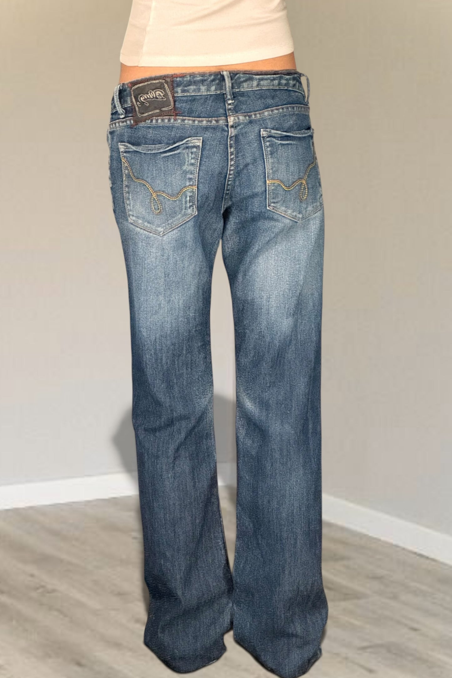 Lågmidjade jeans stl: S