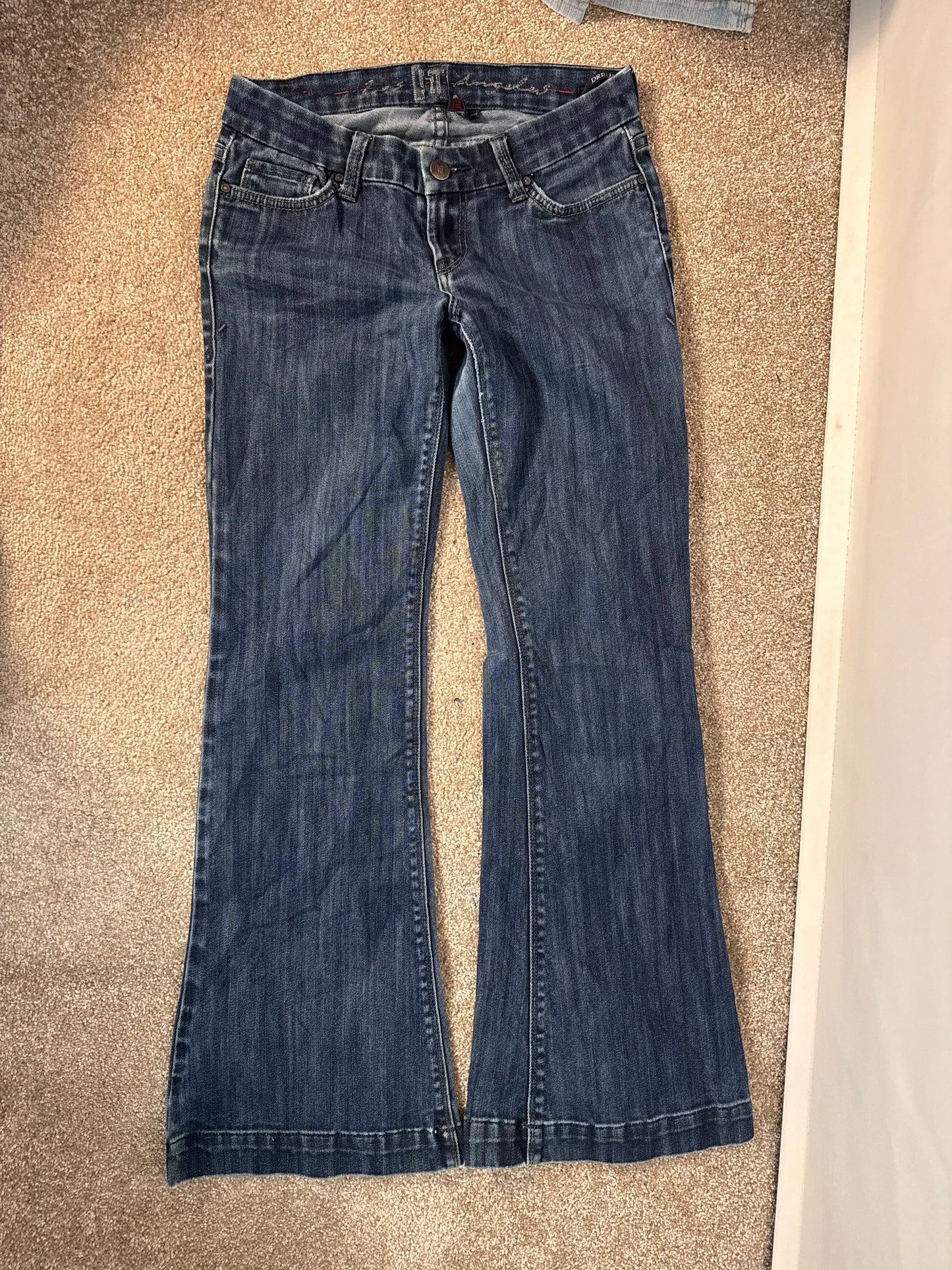 Lavmidede jeans str: XXS