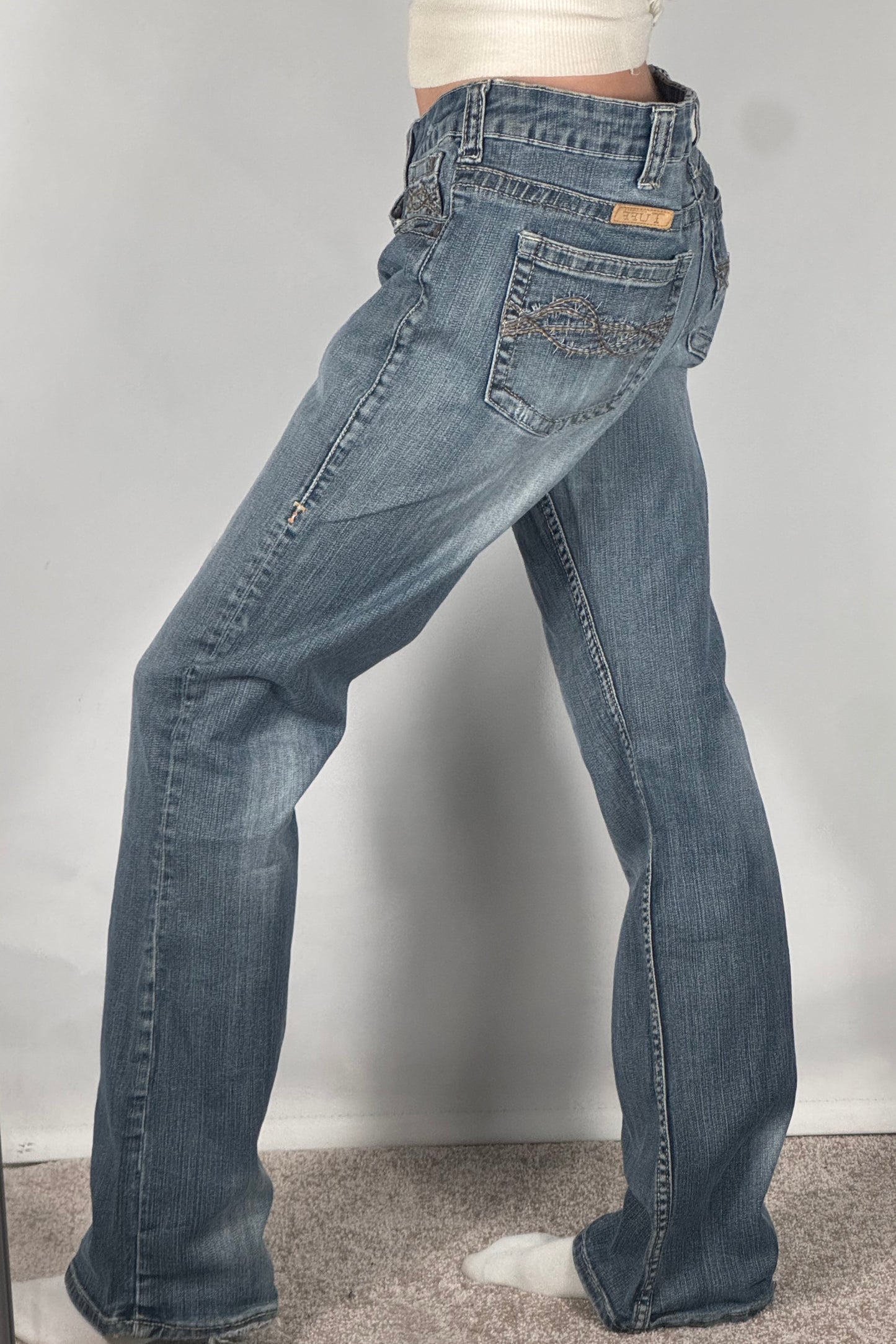 Lågmidjade jeans stl: M